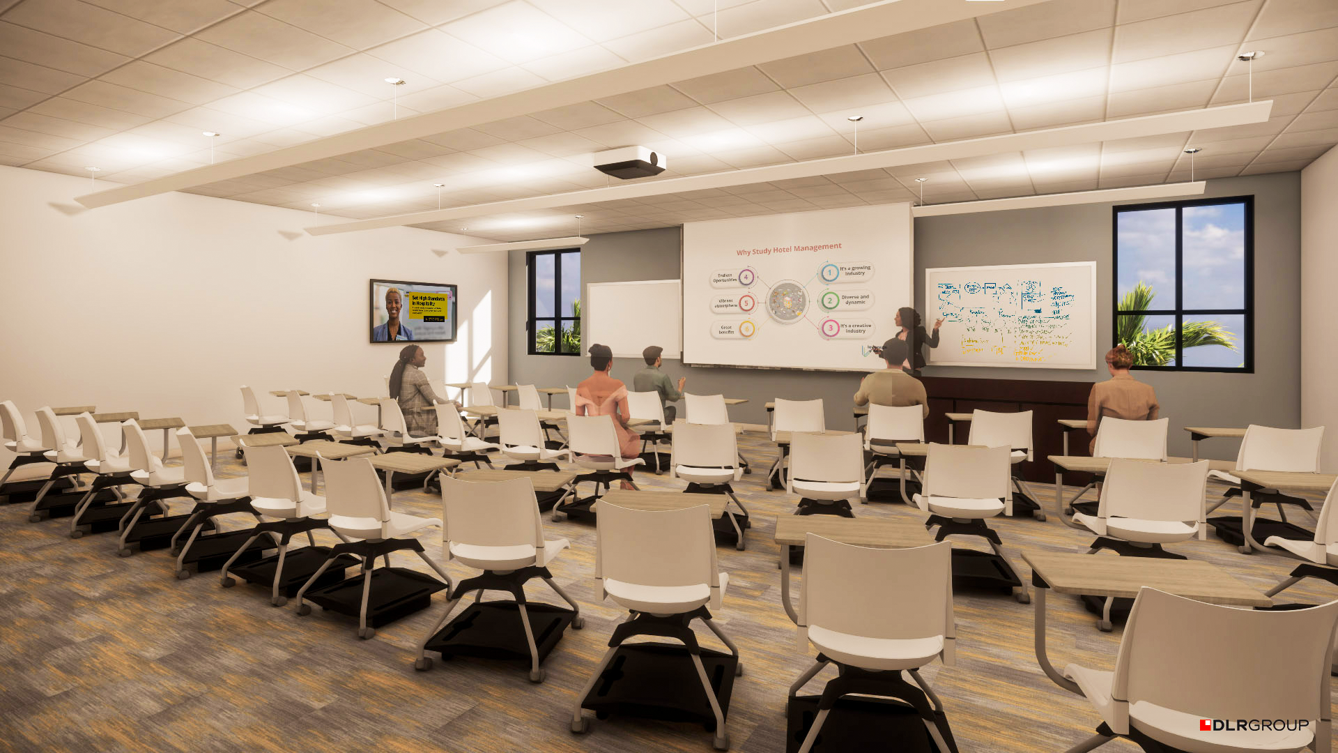 classroom rendering